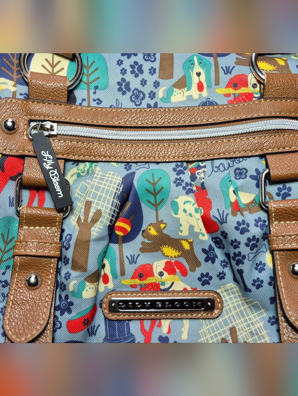 Lily Bloom Landon‎ Triple Section Satchel - Picture 8 of 8